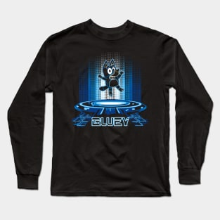 Futuristic Dog Long Sleeve T-Shirt